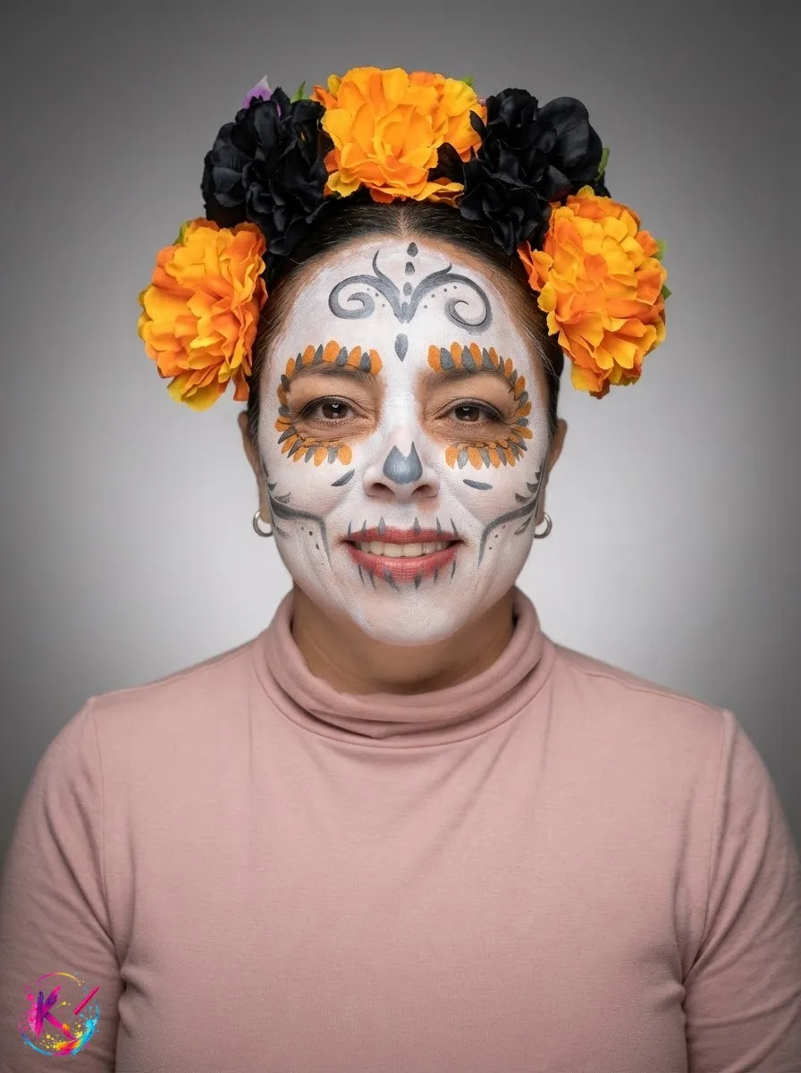 Diseño de Catrina clásica para Día de Muertos 6