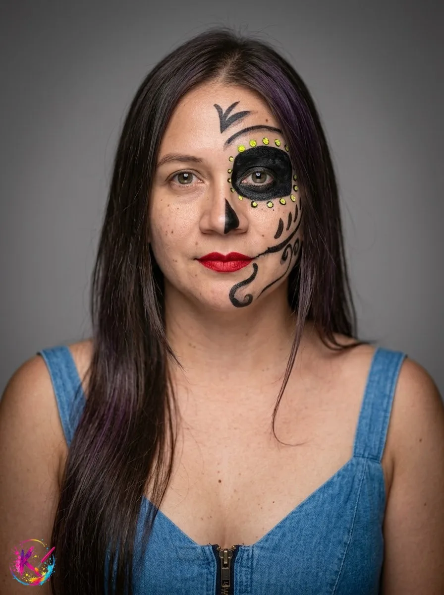 Diseño de Catrina clásica para Día de Muertos 10