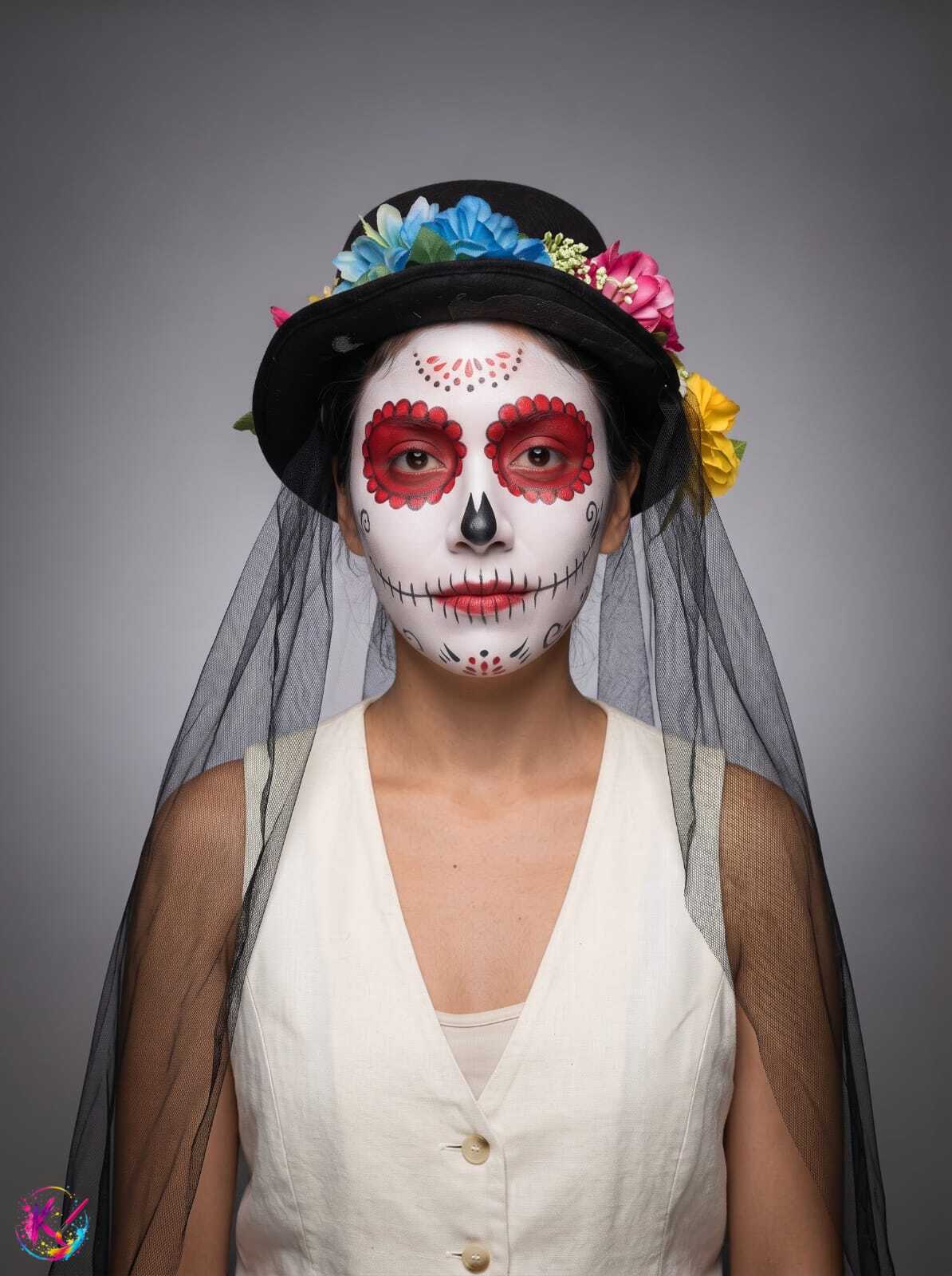 Diseño de Catrina clásica para Día de Muertos 19
