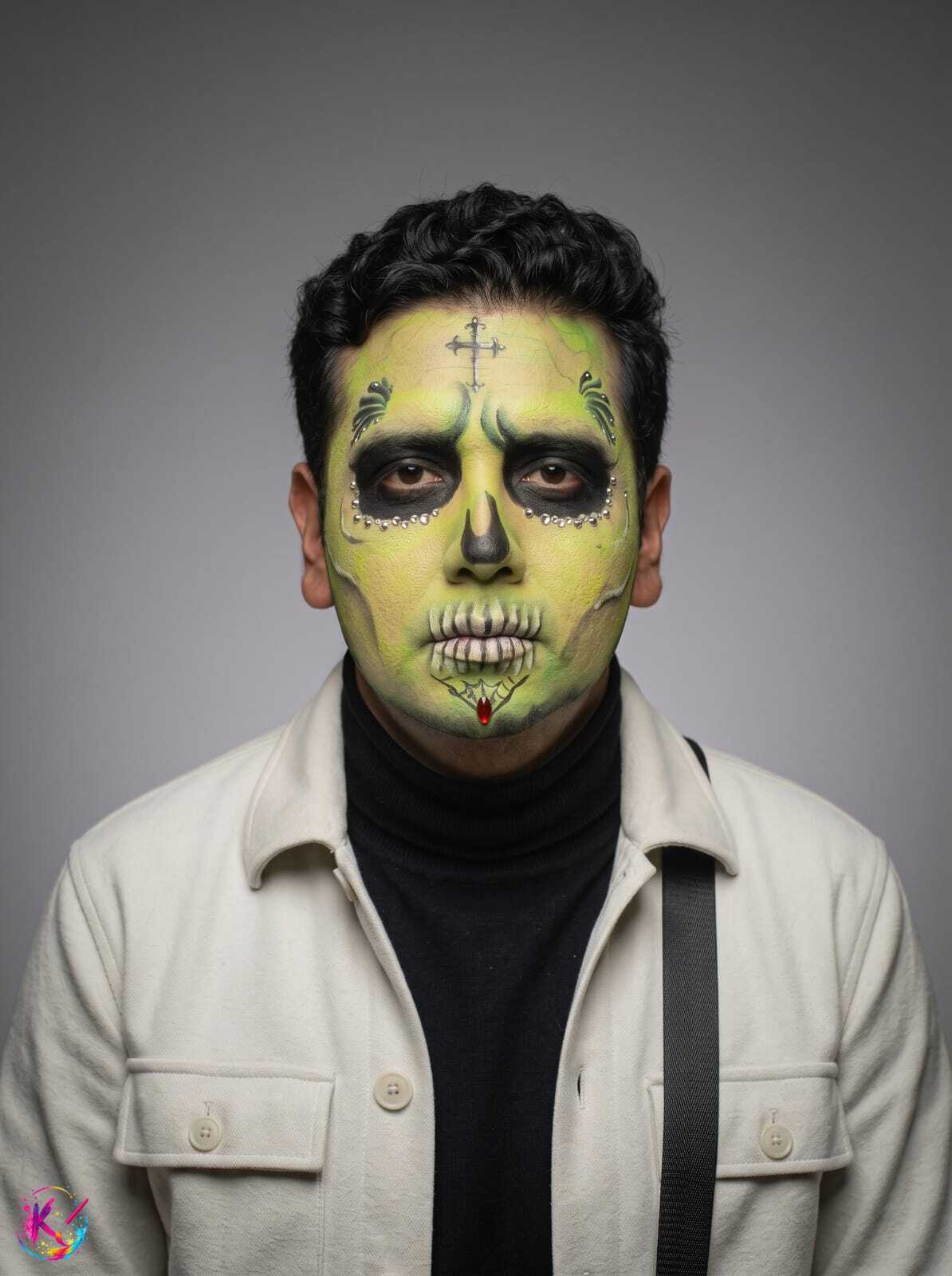 Diseño de maquillaje artístico temático 1