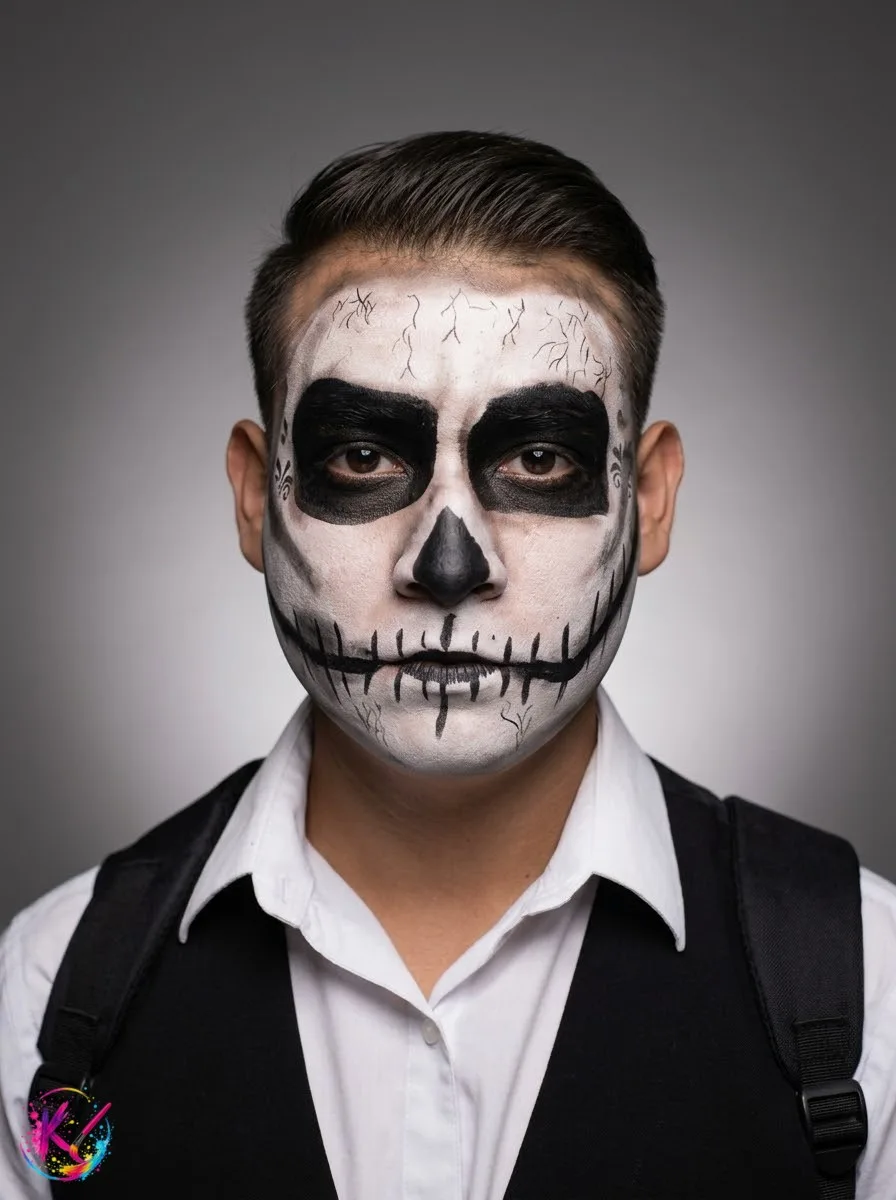 Diseño de calavera para Día de Muertos 7