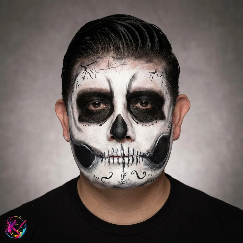 Diseño de calavera para Día de Muertos 8