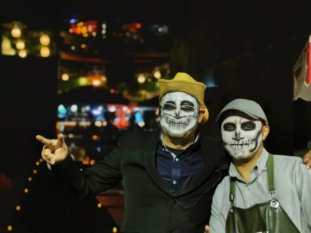 Foto del evento de body paint de Ketsaltik en el restaurante Élite Paseo Gastronómico 4